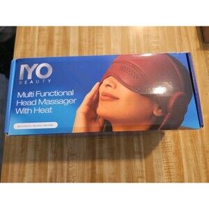 NIB IYO Multi Functional Rechargeable Cordless Heated Head Massager - Maroon